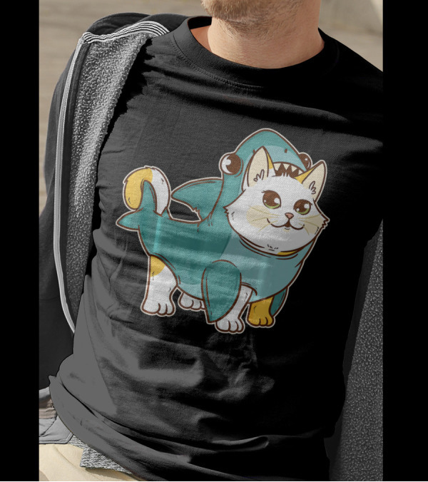 Kawaii Cat Shark Costume Kitten Kitty CatShark T-Shirt