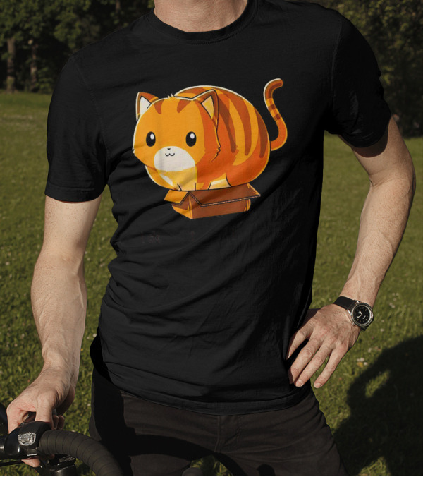 I Dont Fits But I Still Sits Cat Kitten Box T-Shirt