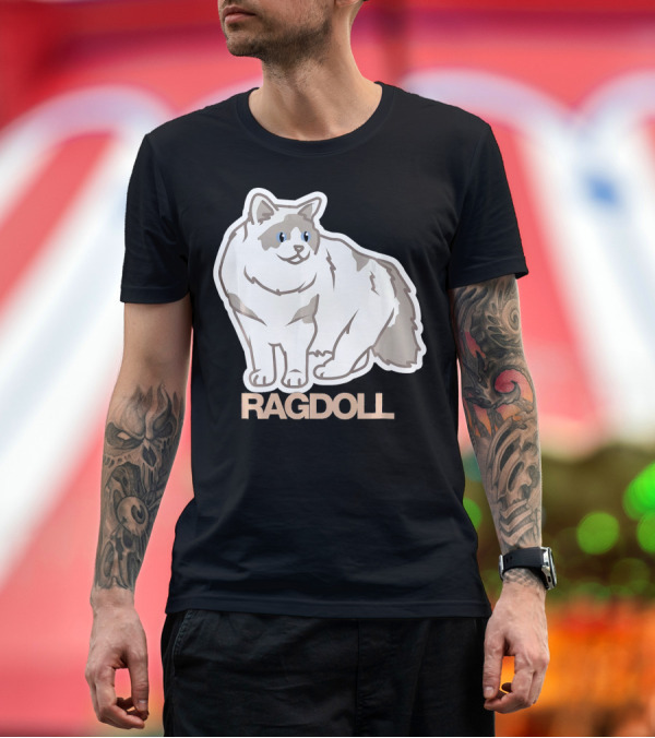 Premium T-Shirt: Ragdoll Cat Ragdoll by WagApparel T-Shirt Ragdoll Cat Ragdoll by WagApparel T-Shirt