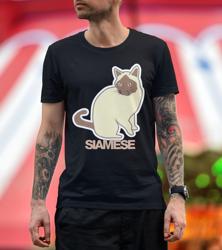 Siamese Cat WagApparel T-Shirt
