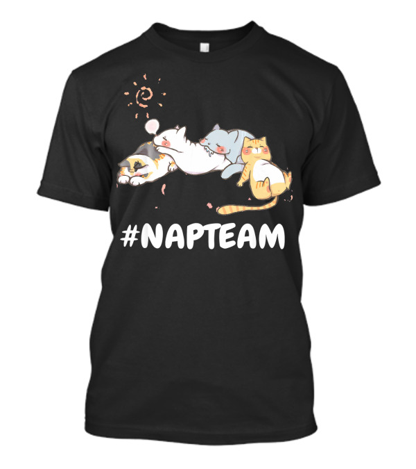 NapTeam Funny Cats Naps Lazy Cat Kitten Lover T-Shirt