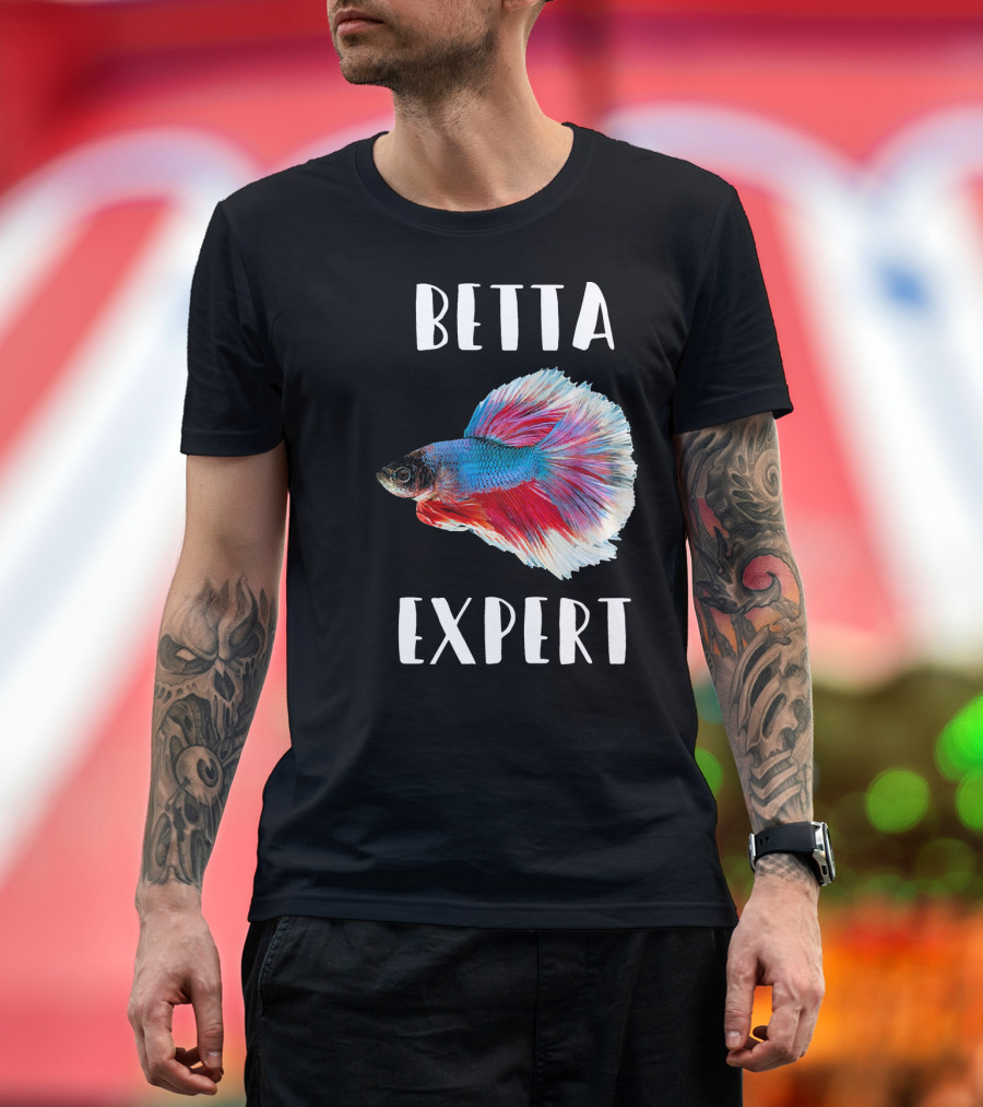 Betta Fish Expert Aquarium Hobby T-Shirt