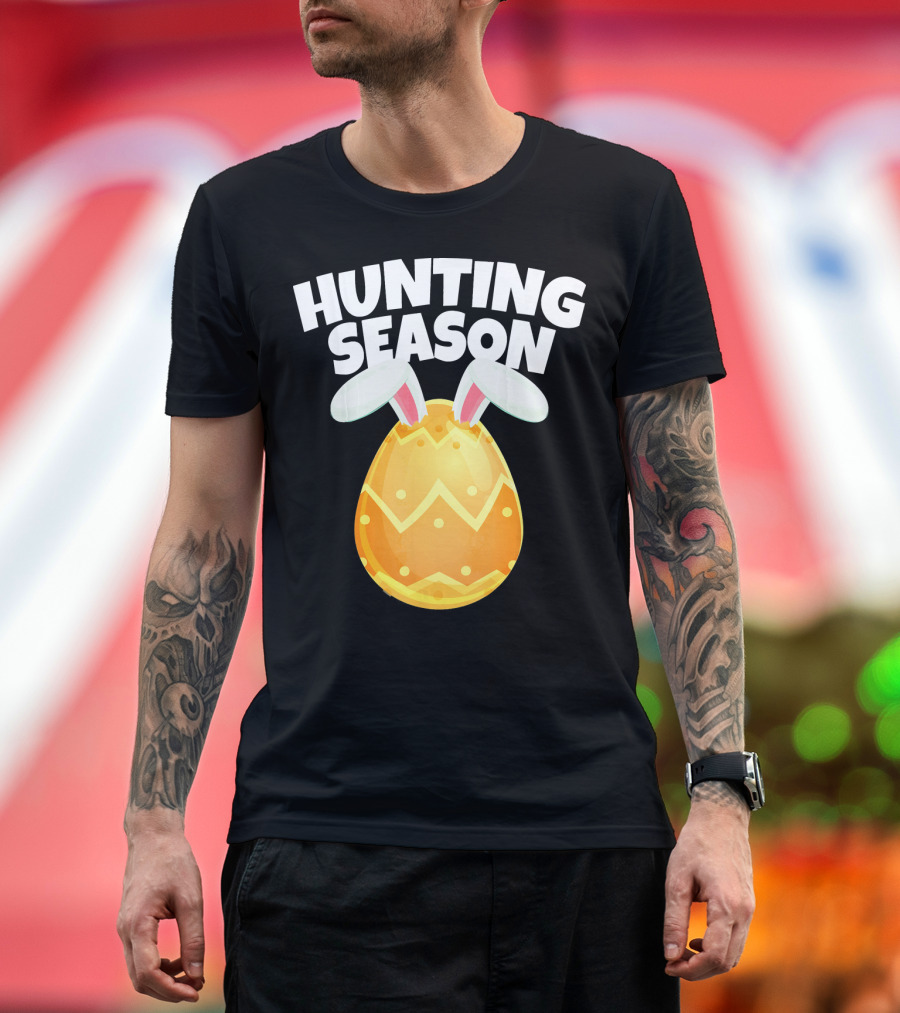 HUNTING SEASON Easter Egg Bun T-Shirt