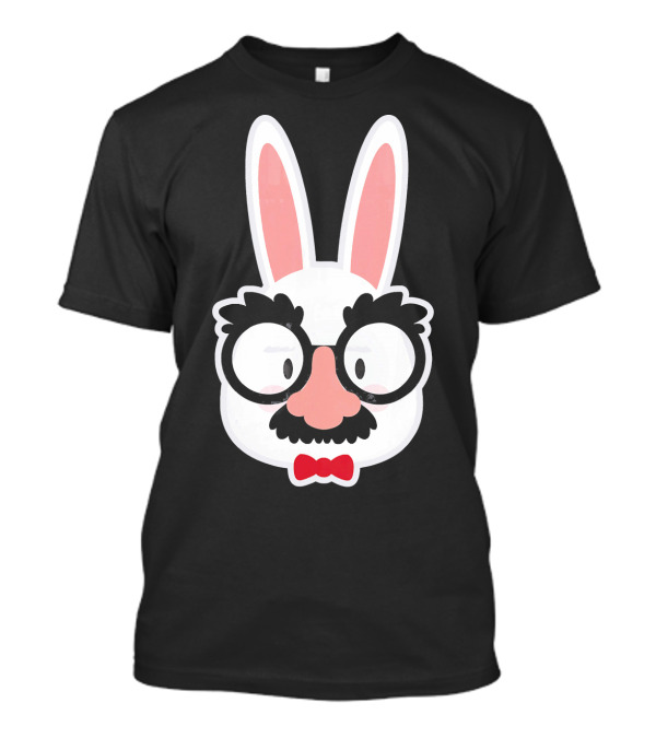 Easter Bunny Glasses Groucho Marx T-Shirt