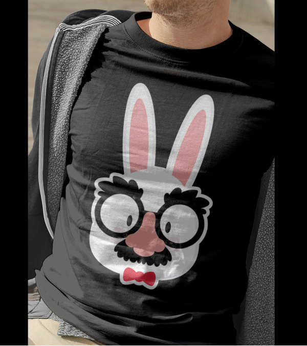 Easter Bunny Glasses Groucho Marx T-Shirt