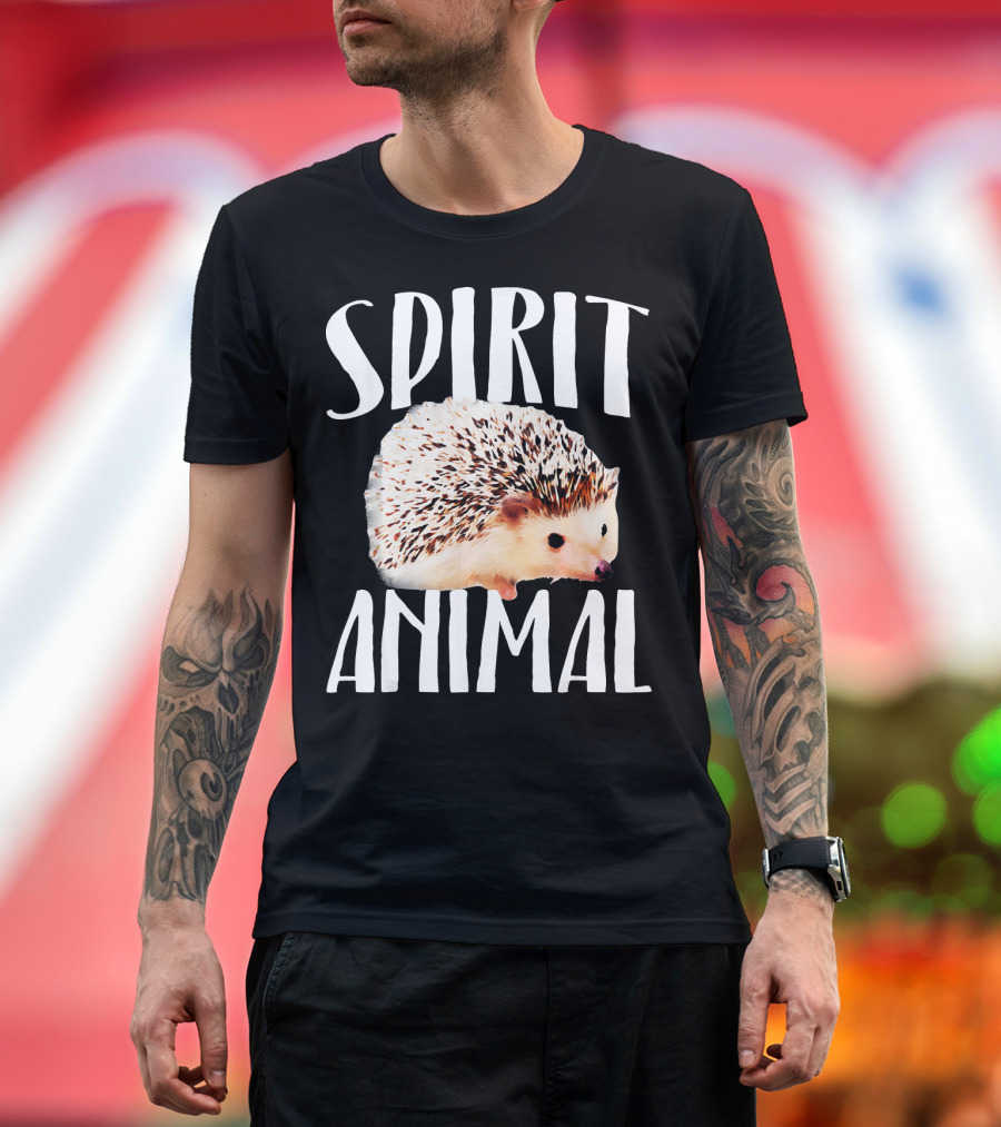 Hedgehog Spirit Animal Atelerix T-Shirt