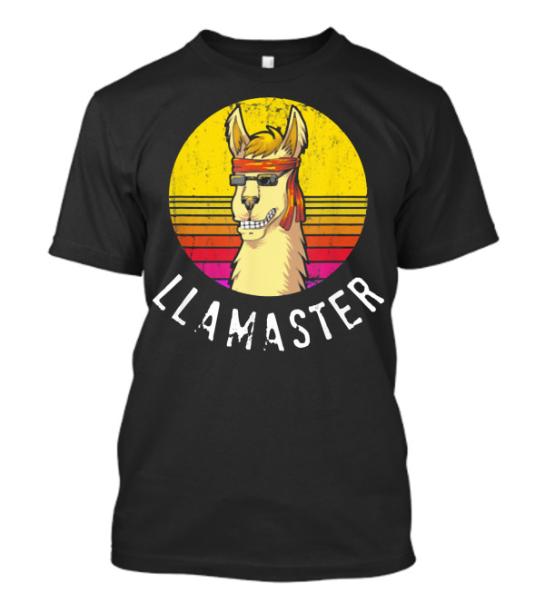Llamaster Retro Style Llama Karate Jiu Jitsu Judo T-Shirt