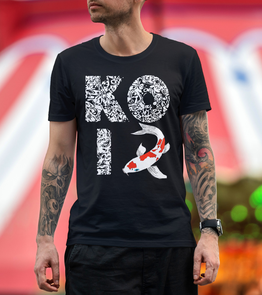 Koi Fish Carp Nishikigoi Taisho Shusui Pop T-Shirt