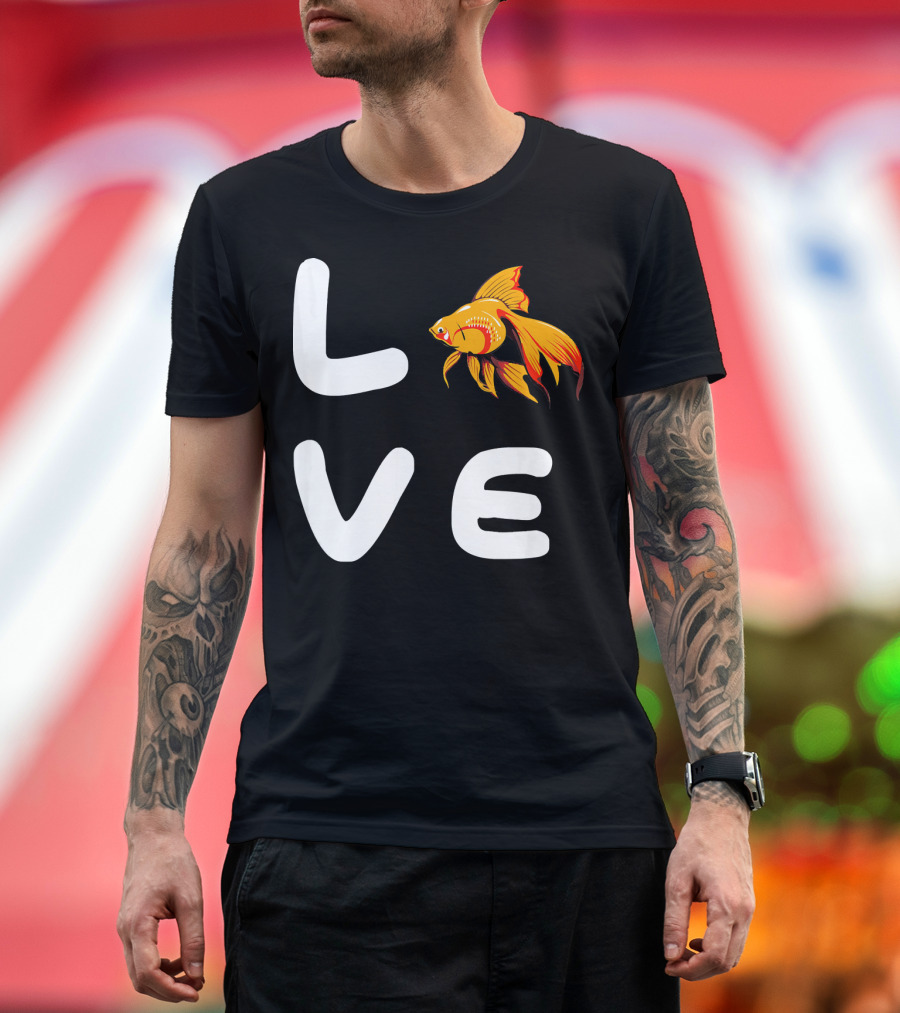 Love Funny Goldfish GOLDFISH T-Shirt