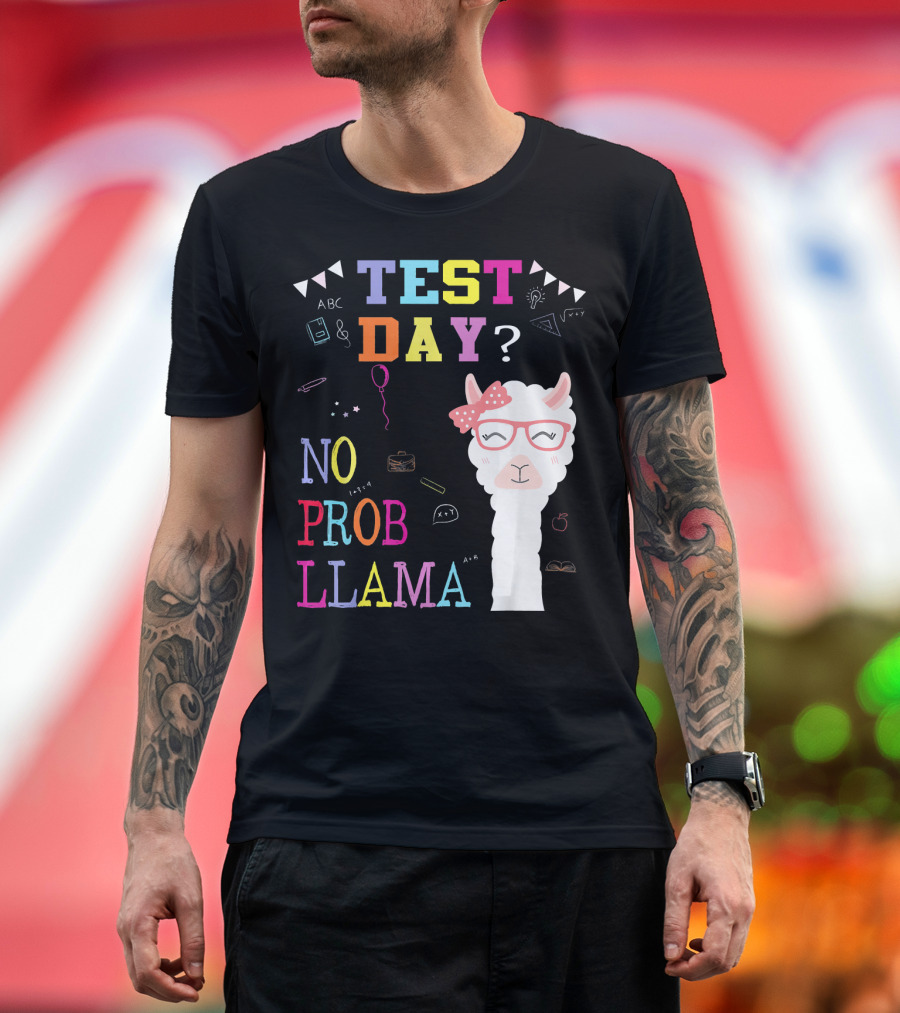 Test Day No Prob Llama Llama Teach T-Shirt