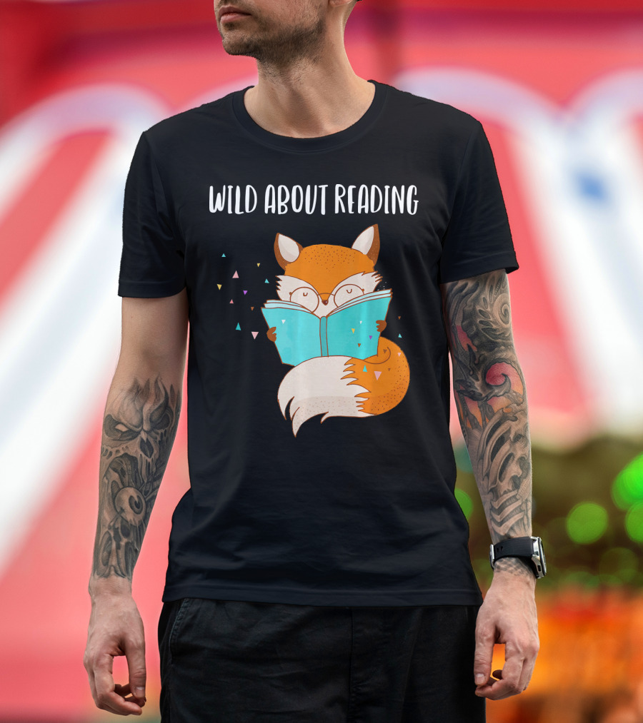 Wild About Reading Fox T-Shirt