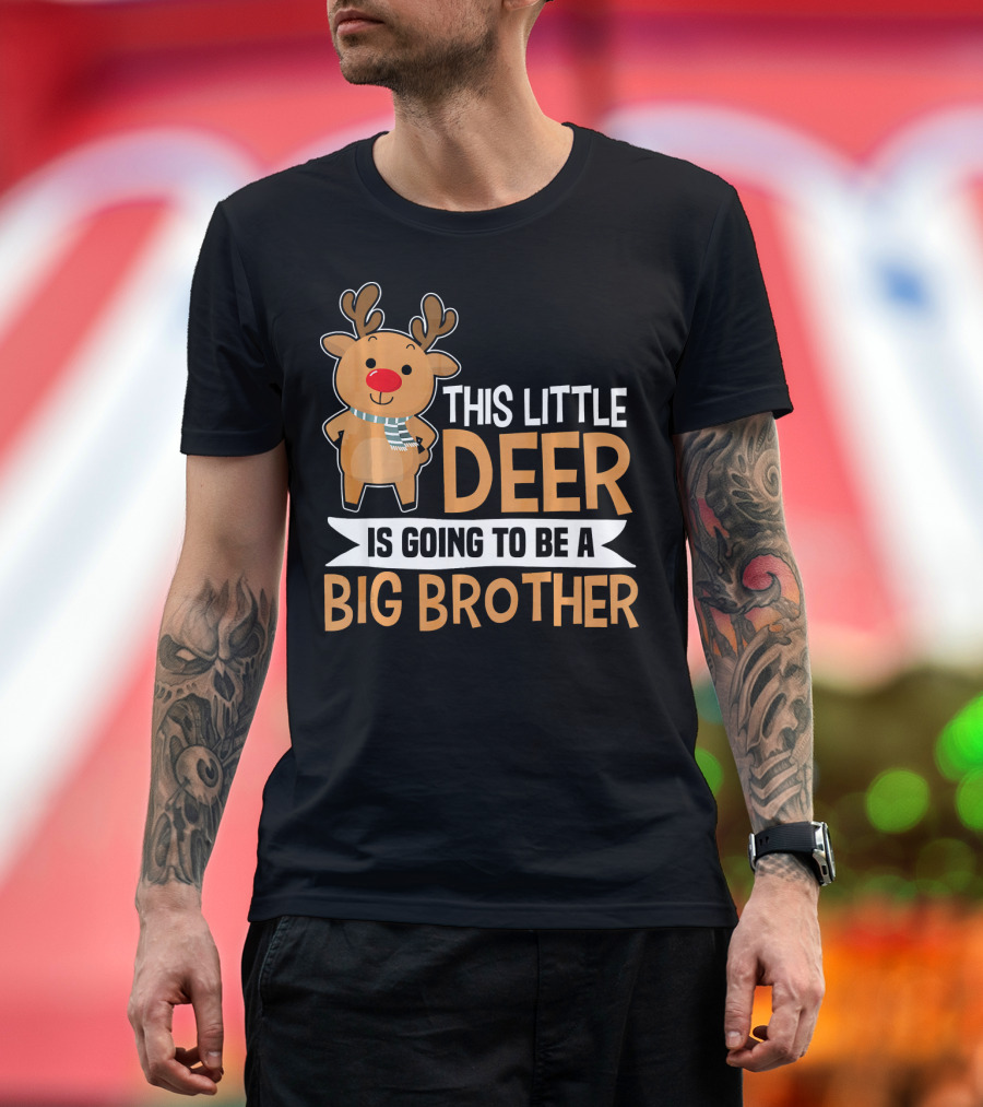 This Little Deer Is Going to Be a Big Brother T-Shirt