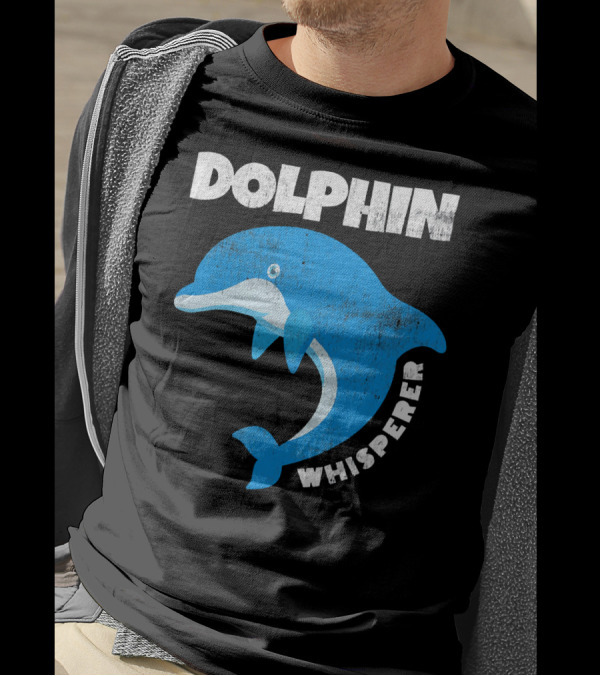 Dolphin Whisperer Blue Dolphin T-Shirt
