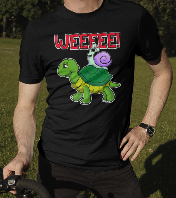 WEEEEE Funny Turtle Snail Running T-Shirt