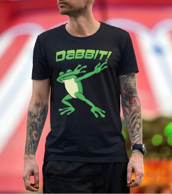 Premium T-Shirt: Dabbit Funny Dabbing Frog Toad Hip Hop Dab Dance T-Shirt Dabbit Funny Dabbing Frog Toad Hip Hop Dab Dance T-Shirt