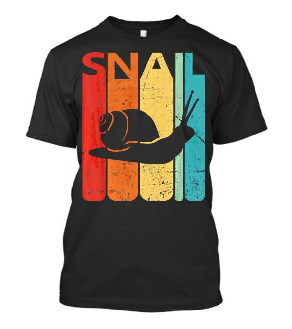 Retro Vintage Snail Funny Anim T-Shirt