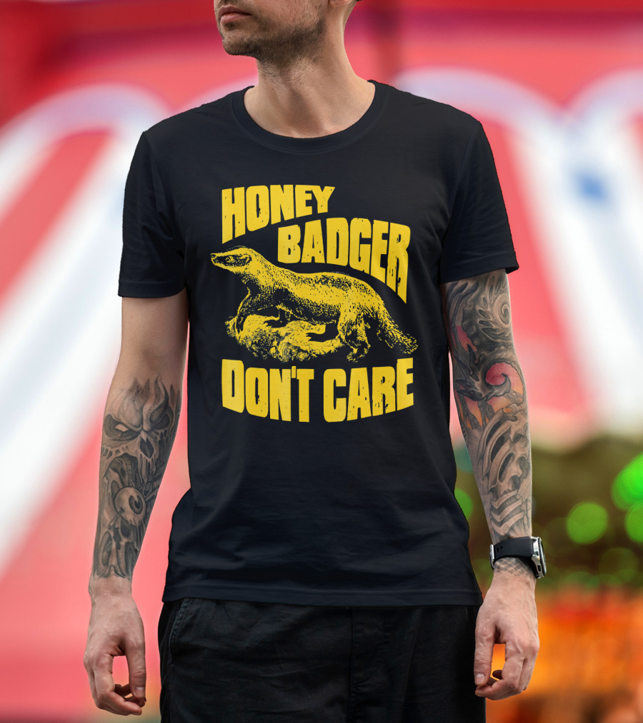 Ripple Junction Honey Badger Don't Care T-Shirt