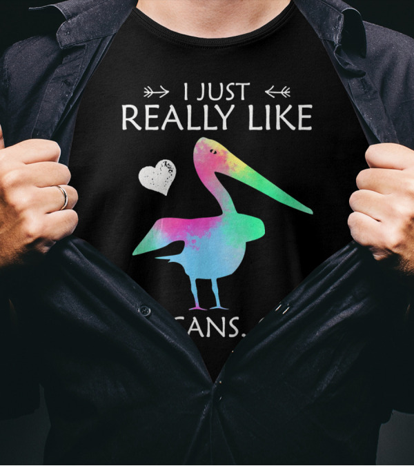 I Just Really Like Pelicans, OK? T-Shirt