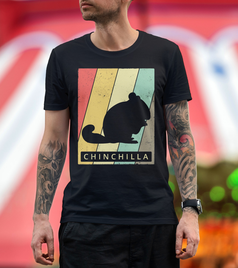 Chinchilla Vintage Retro T-Shirt
