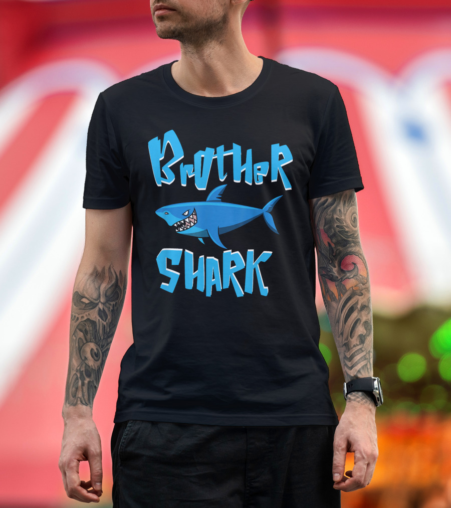 Brother Shark Cool Ocean Creature T-Shirt