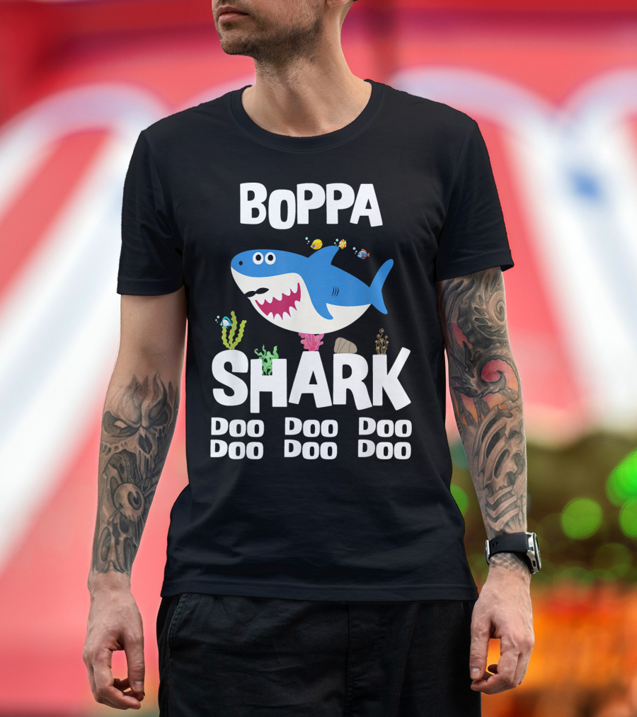 Boppa Shark Doo Doo Doo Family Fun Undersea Adventure T-Shirt