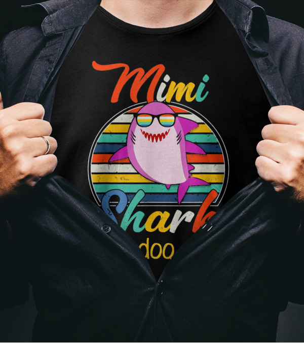 Mimi Shark Doo Doo Doo Funny Family Match T-Shirt