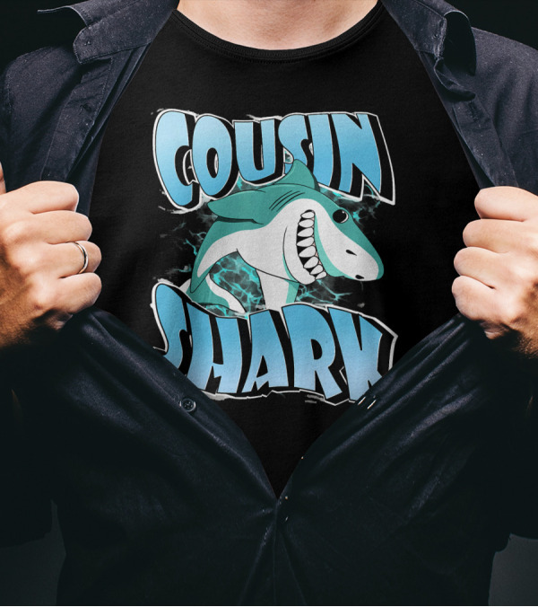 Cousin Shark Family Shark T-Shirt