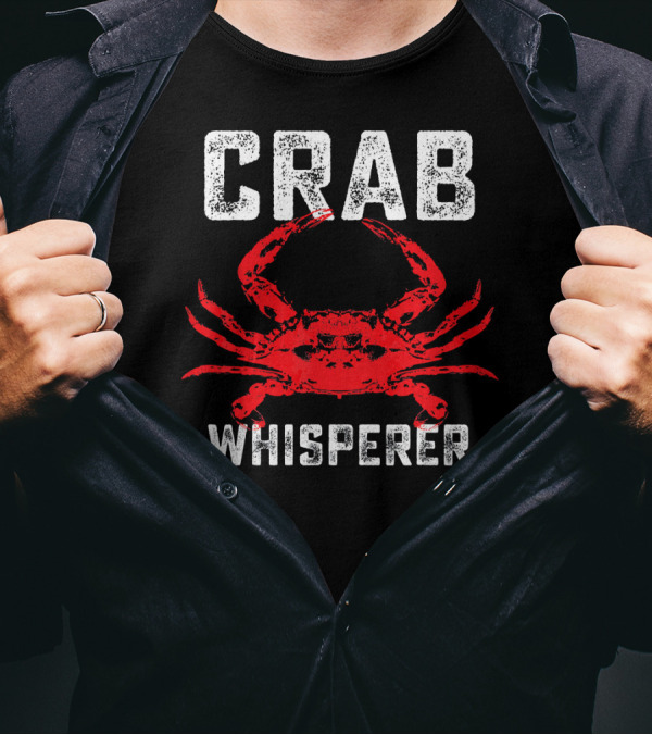 Crab Whisperer Funny Crab Hunting T-Shirt