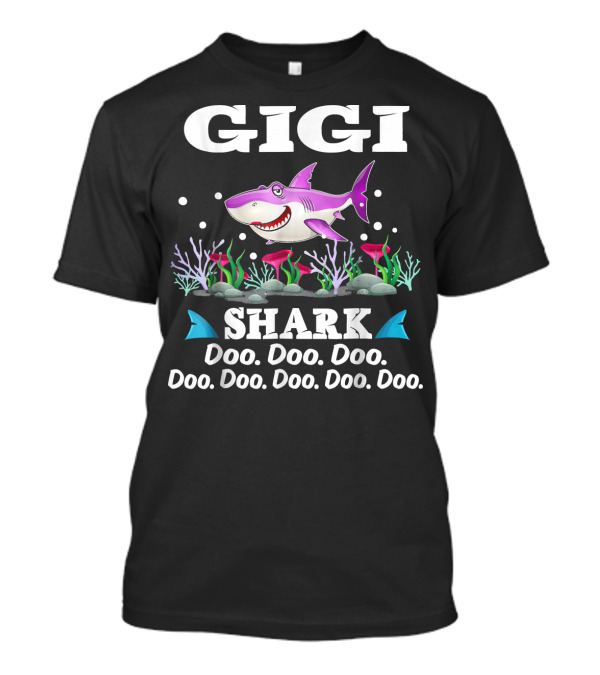 Gigi Shark Doo Doo Doo Colorful Ocean T-Shirt