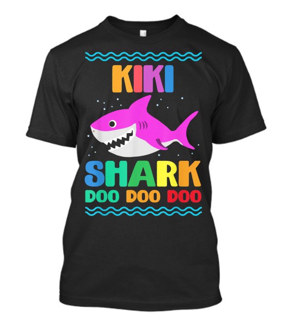 Kiki Shark Doo Doo Doo Rainbow Shark T-Shirt