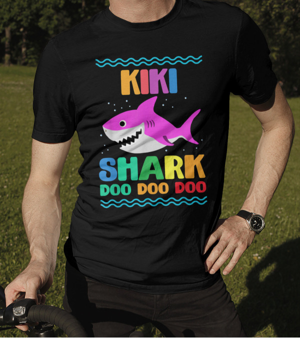 Kiki Shark Doo Doo Doo Rainbow Shark T-Shirt