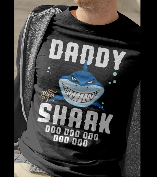 Daddy Shark Doo Doo Doo Doo Family Matching Fath T-Shirt