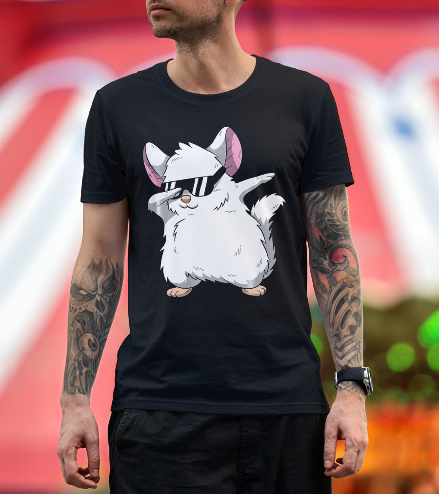 Chinchilla Dab Dance Cute Rodent with Sunglasses T-Shirt