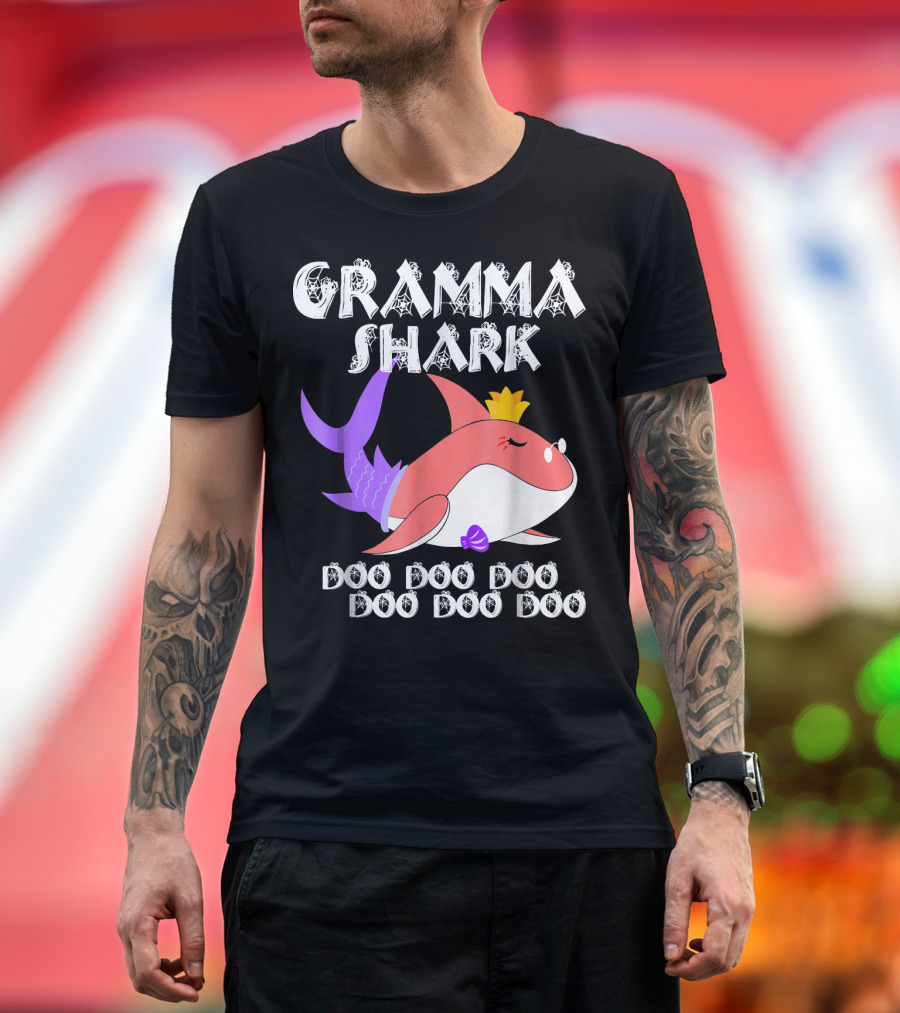 Gramma Shark Doo Doo Doo Doo Doo Doo T-Shirt