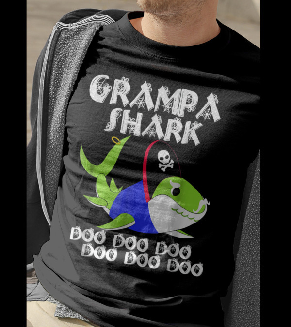 Grampa Shark Doo Doo Doo Pirate Chris T-Shirt