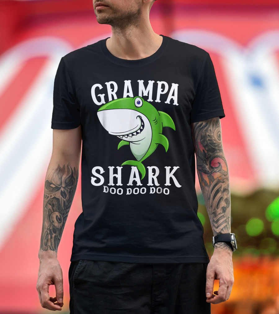 Grampa Shark Doo Doo Doo T-Shirt