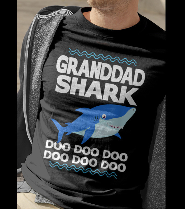 Granddad Shark Doo Doo Doo Doo Doo T-Shirt