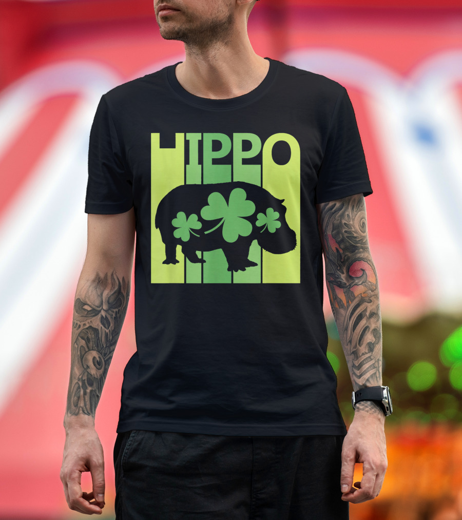 Lucky Hippo Clover T-Shirt