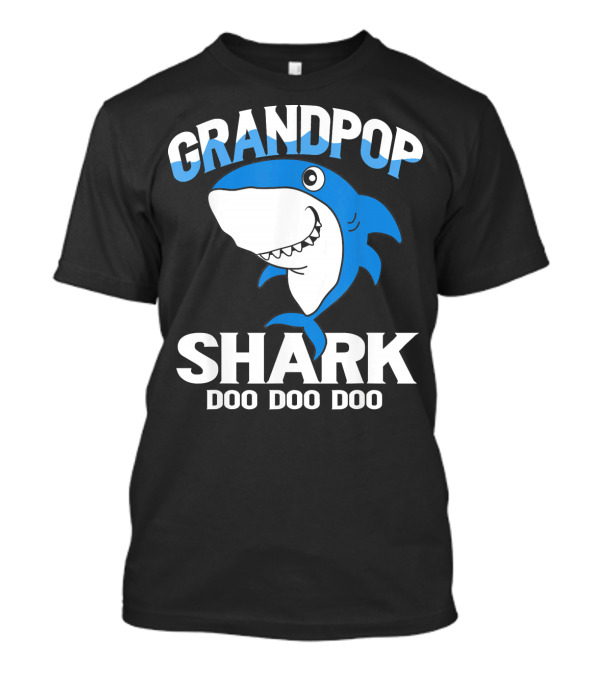 Grandpop Shark Doo Doo Doo Baby Shark T-Shirt