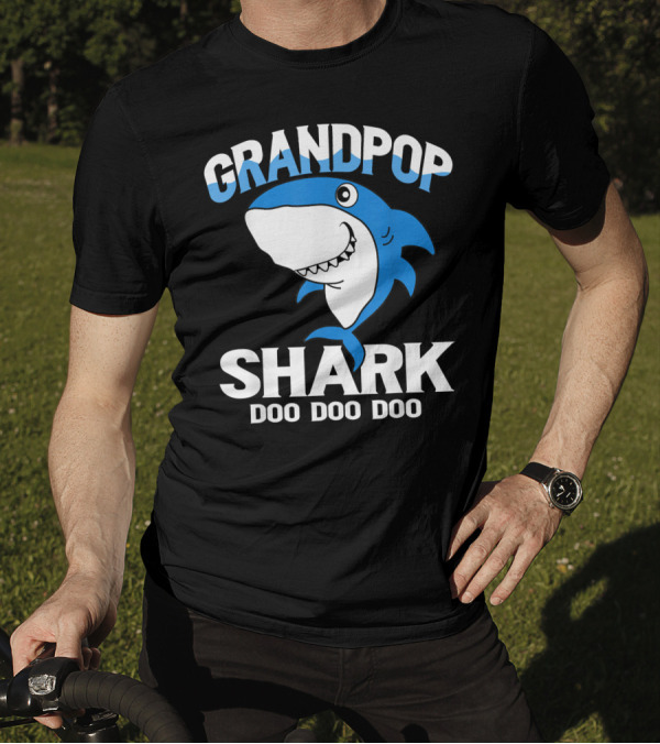 Grandpop Shark Doo Doo Doo Baby Shark T-Shirt