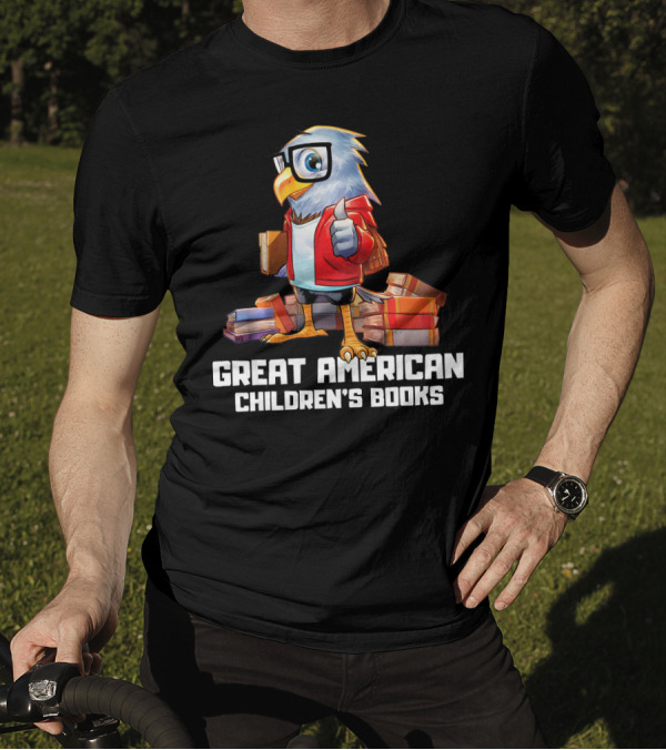 Great American Children's Books Reuben The Reading Eagle T-Shirt