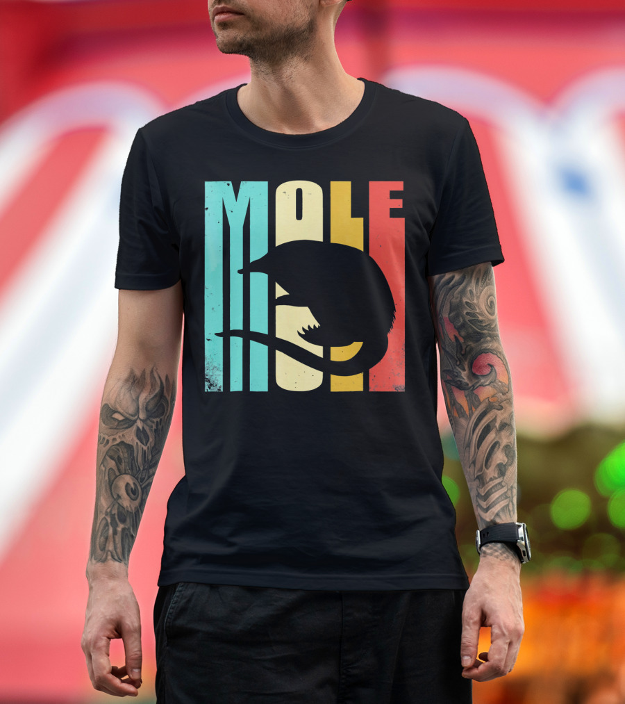 Vintage Mole Retro T-Shirt