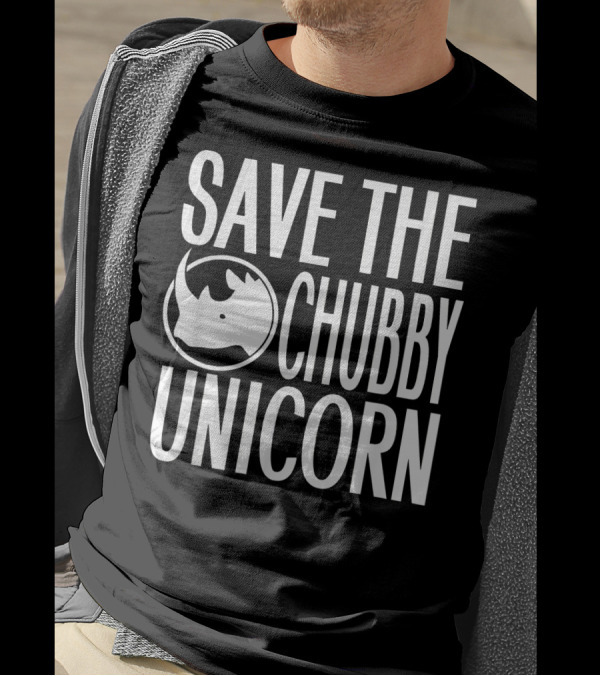 Save The Chubby Unicorn Rhino Lover T-Shirt
