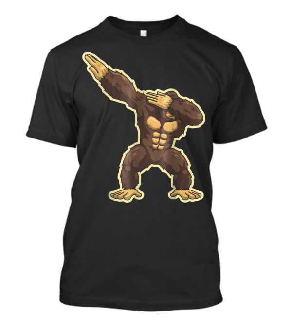 Cool Dabbing Funny Gorilla Monk T-Shirt