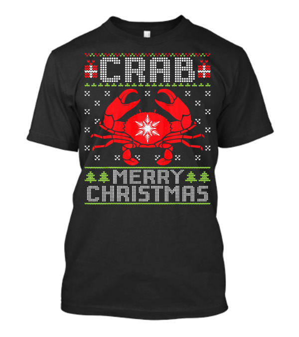 Crab Merry Christmas T-Shirt
