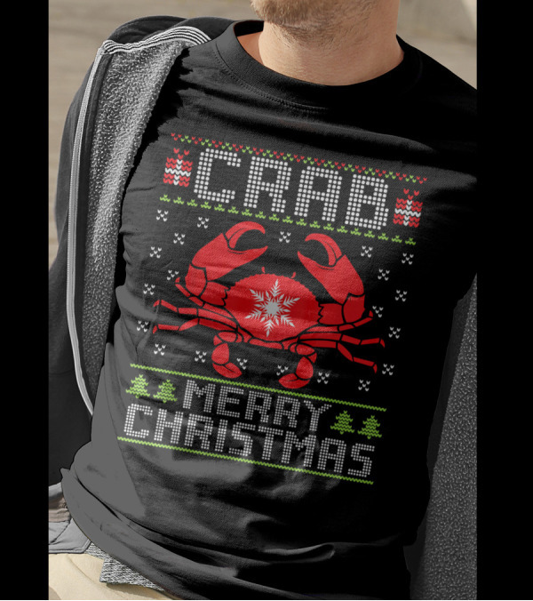 Crab Merry Christmas T-Shirt