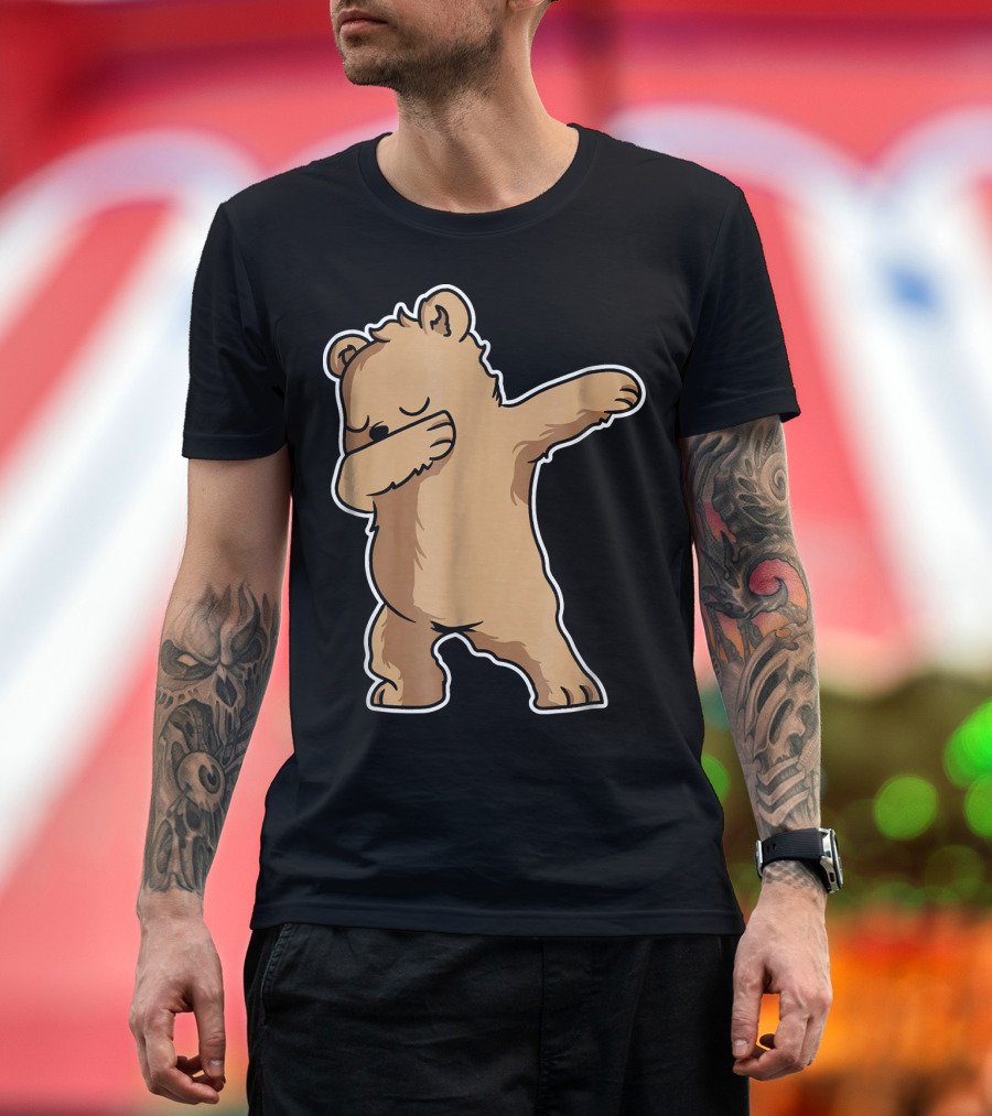 Dabbing Bear Pose T-Shirt