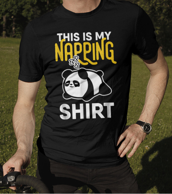 This Is My Napping Shirt Panda Zzz T-Shirt
