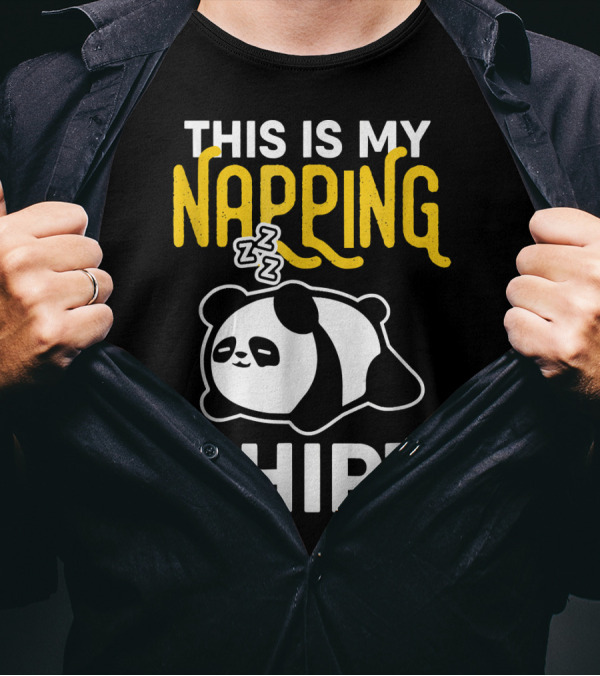 This Is My Napping Shirt Panda Zzz T-Shirt