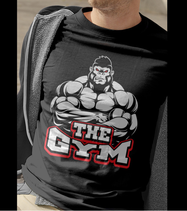 Gorilla Gym Training Funny Monkey The Gym T-Shirt